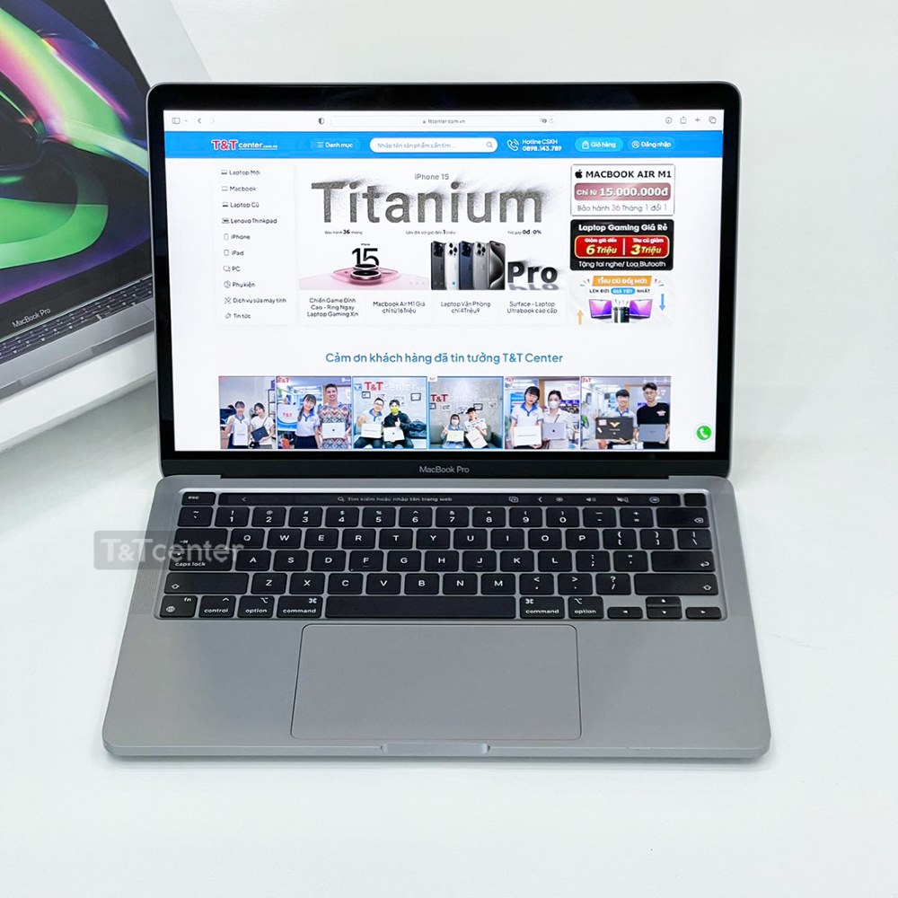 Macbook Pro M2 13inch 16GB 512GB chính hãng T&T Center | Giá tốt